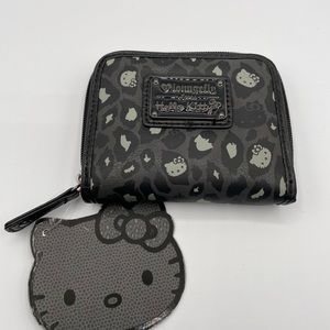 Loungefly Hello Kitty Leopard Small Wallet -New